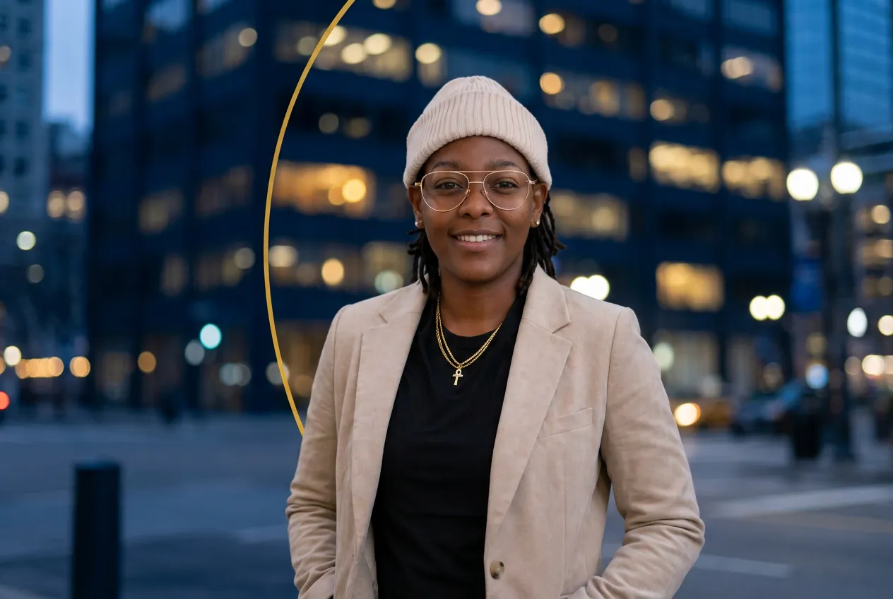 Naisha Hemphill in the city